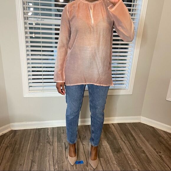 Revolve AVANT TOI OMBRE SILK BLEND VOILE TUNIC - Picture 8 of 12